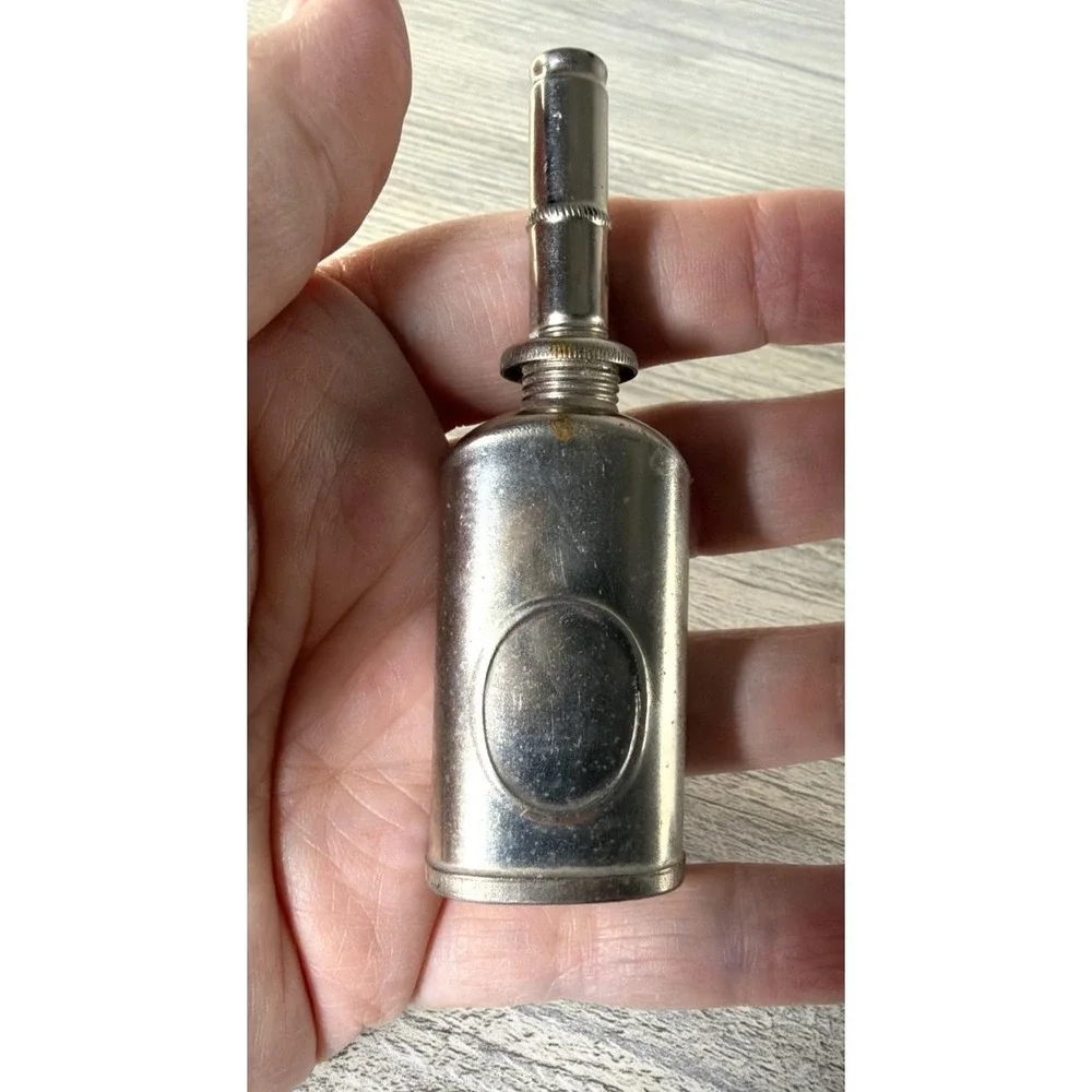 Small Miniature Pocket Oiler Oil Can Firearm Sewing Bike Antique Vintage USA